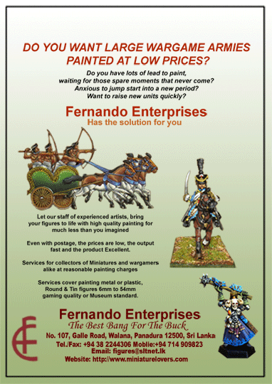 Fernando Enterprises - Miniatures Painting Service